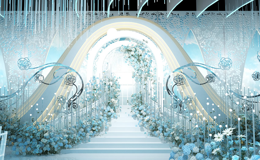 察布查尔釡香烙馍村水晶厅效果展示